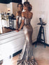Mermaid Off the Shoulder Sequins Prom Dress LBQ3986